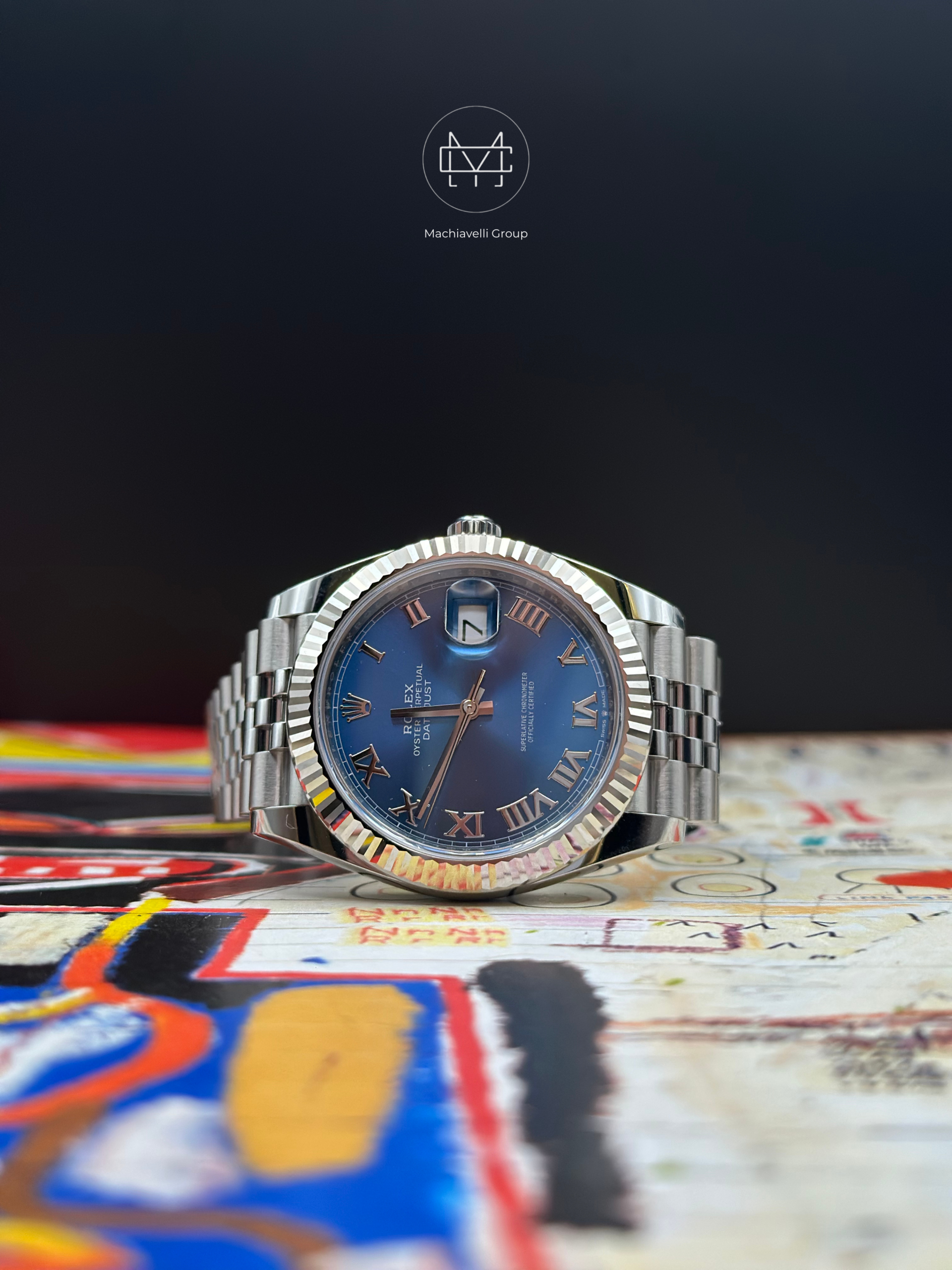 Datejust Azzurro