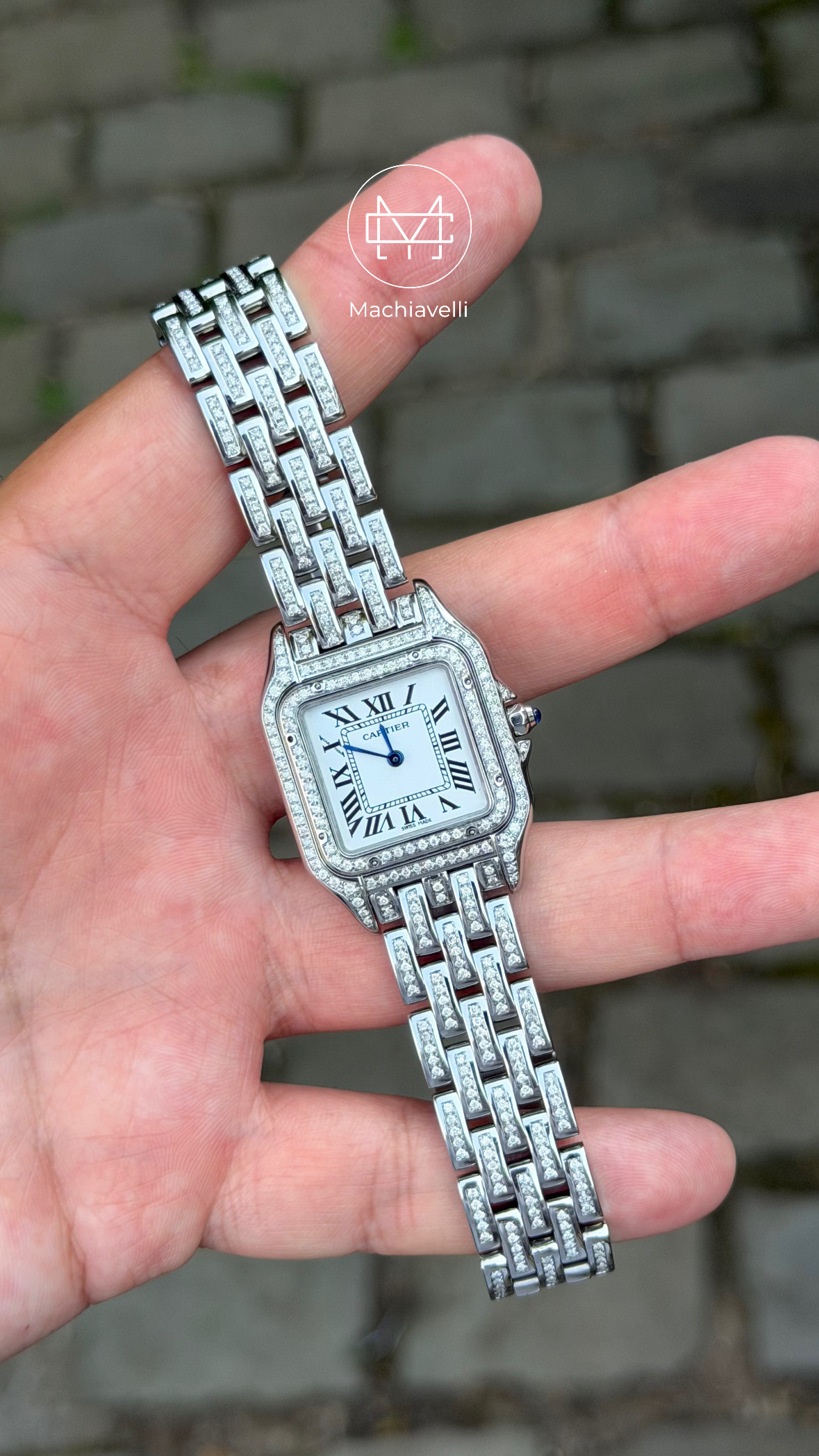 Cartier Panthère Aftermarket Diamonds