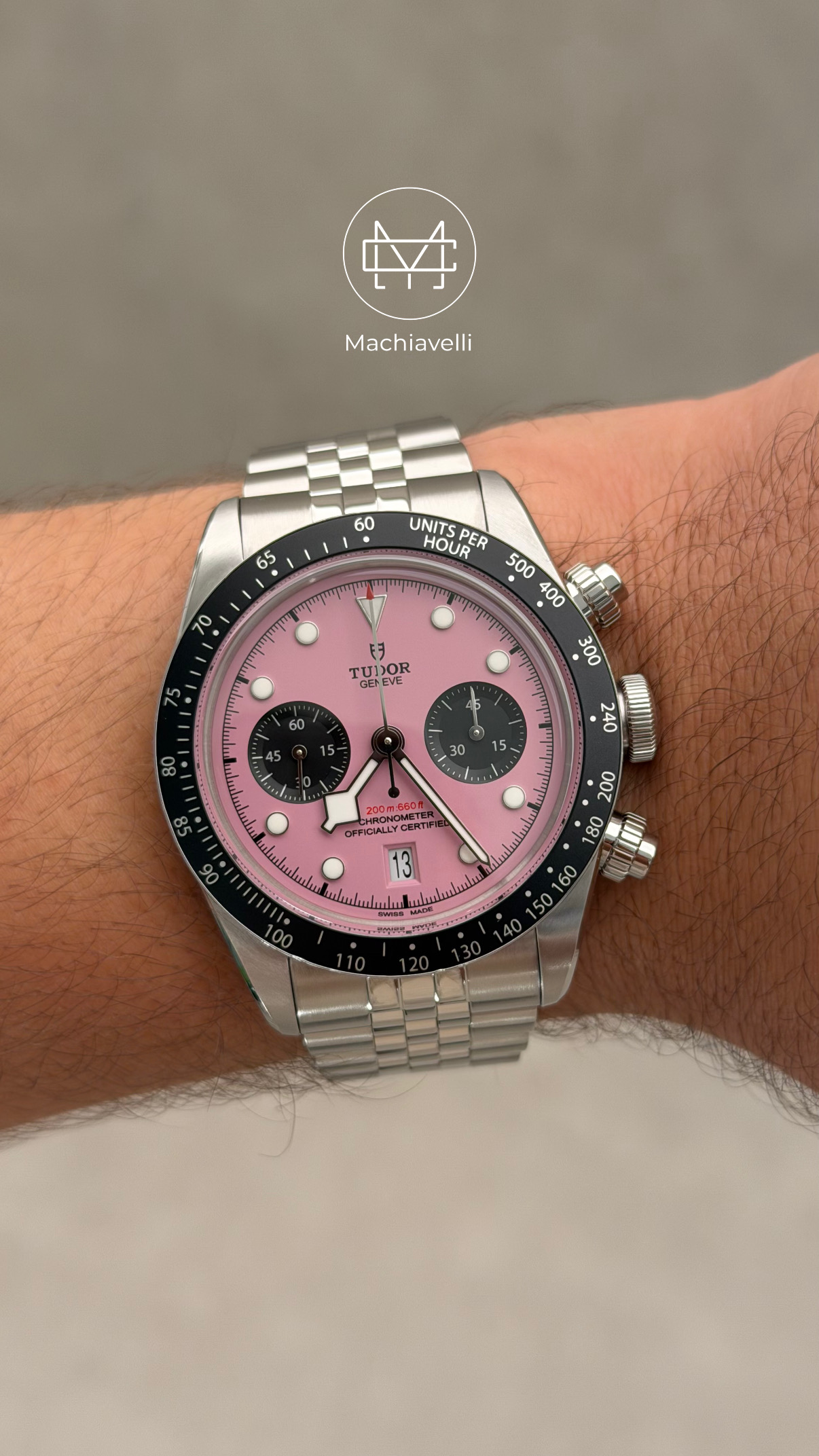 Tudor Black Bay Chrono Pink