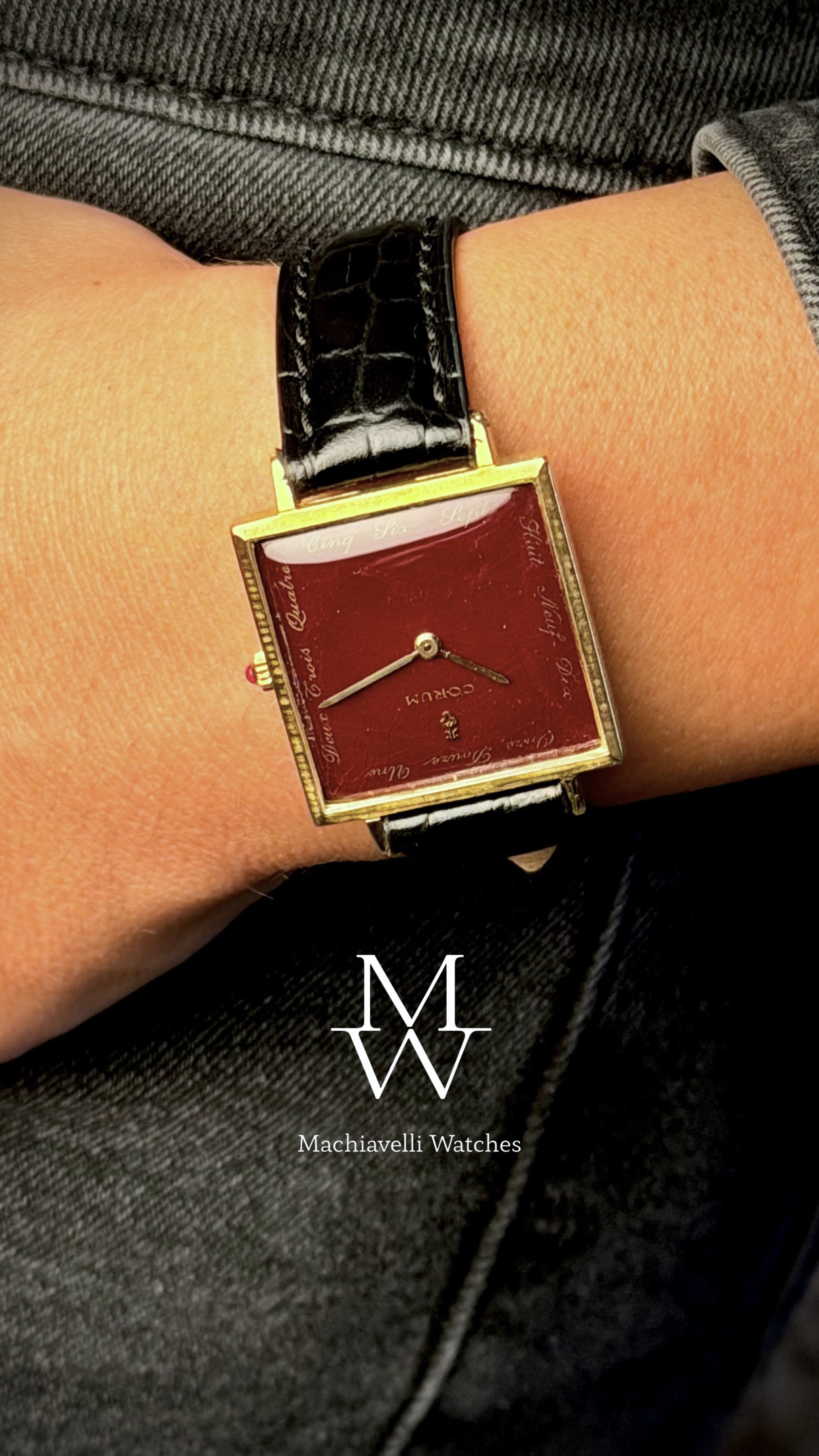 Cartier Corum Buckingham 18k gold