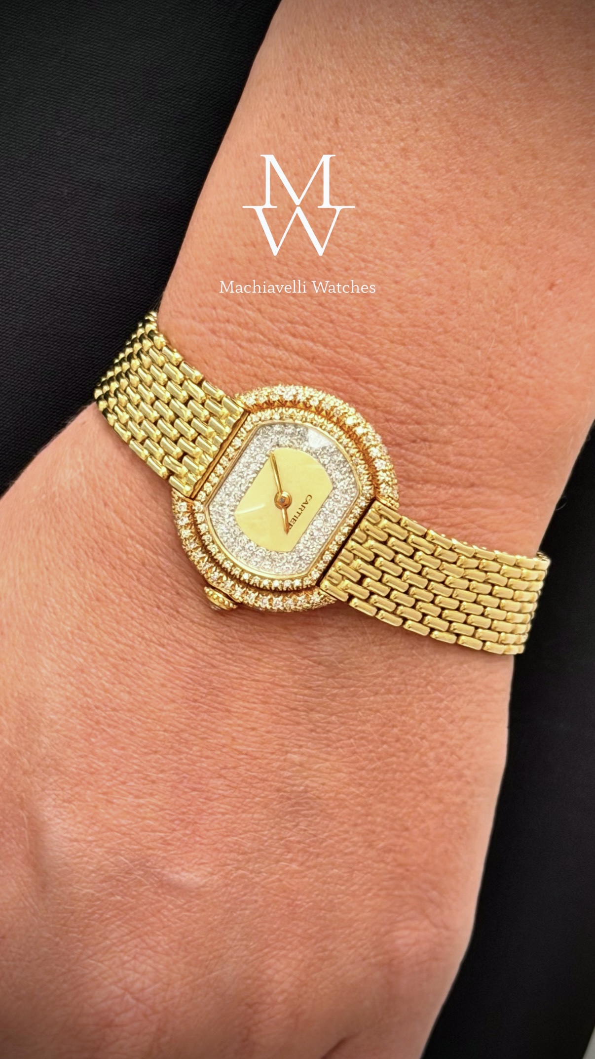 Cartier Ellipse Collection Privée 18k gold