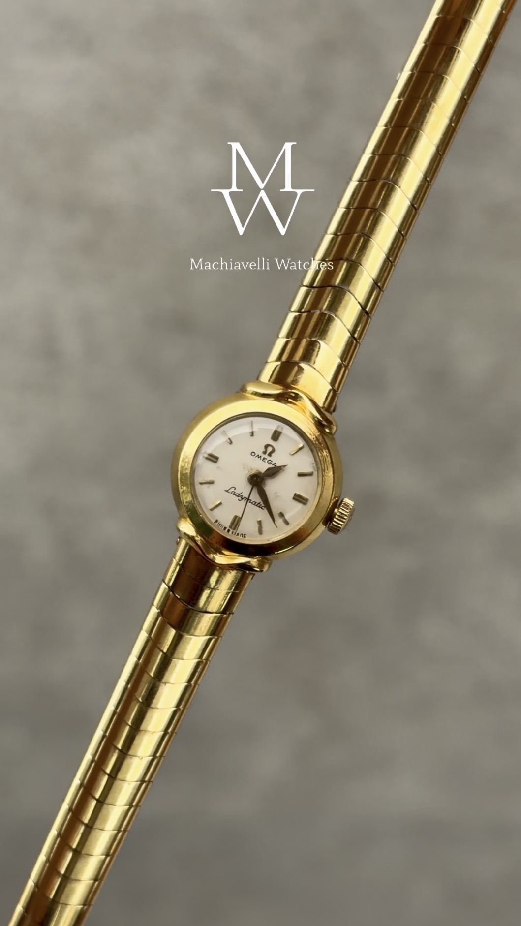 Omega Ladymatic 18k gold