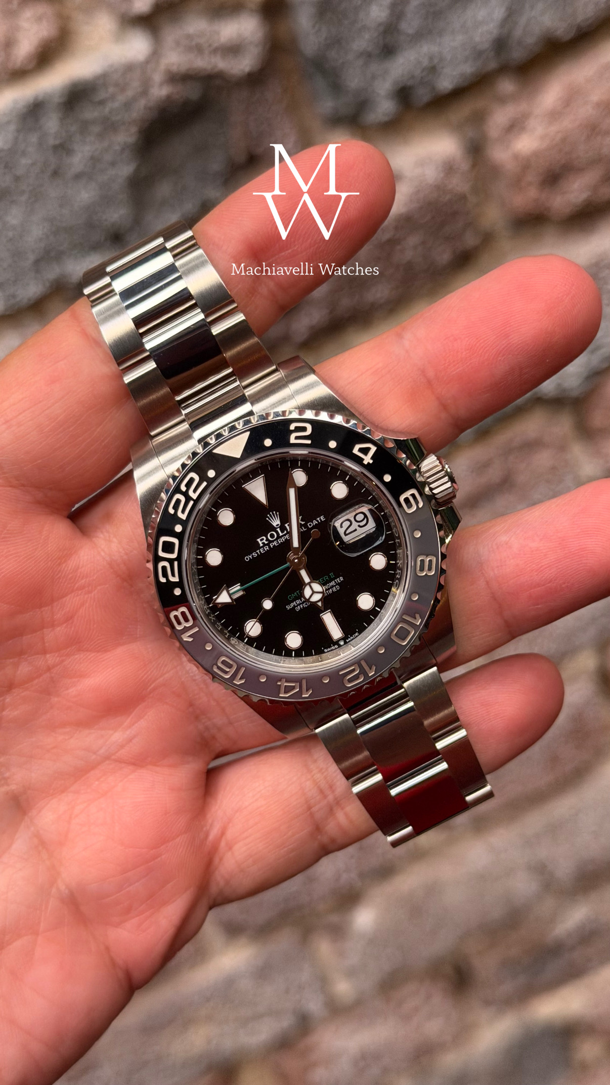 Rolex GMT Master II Bruce Wayne
