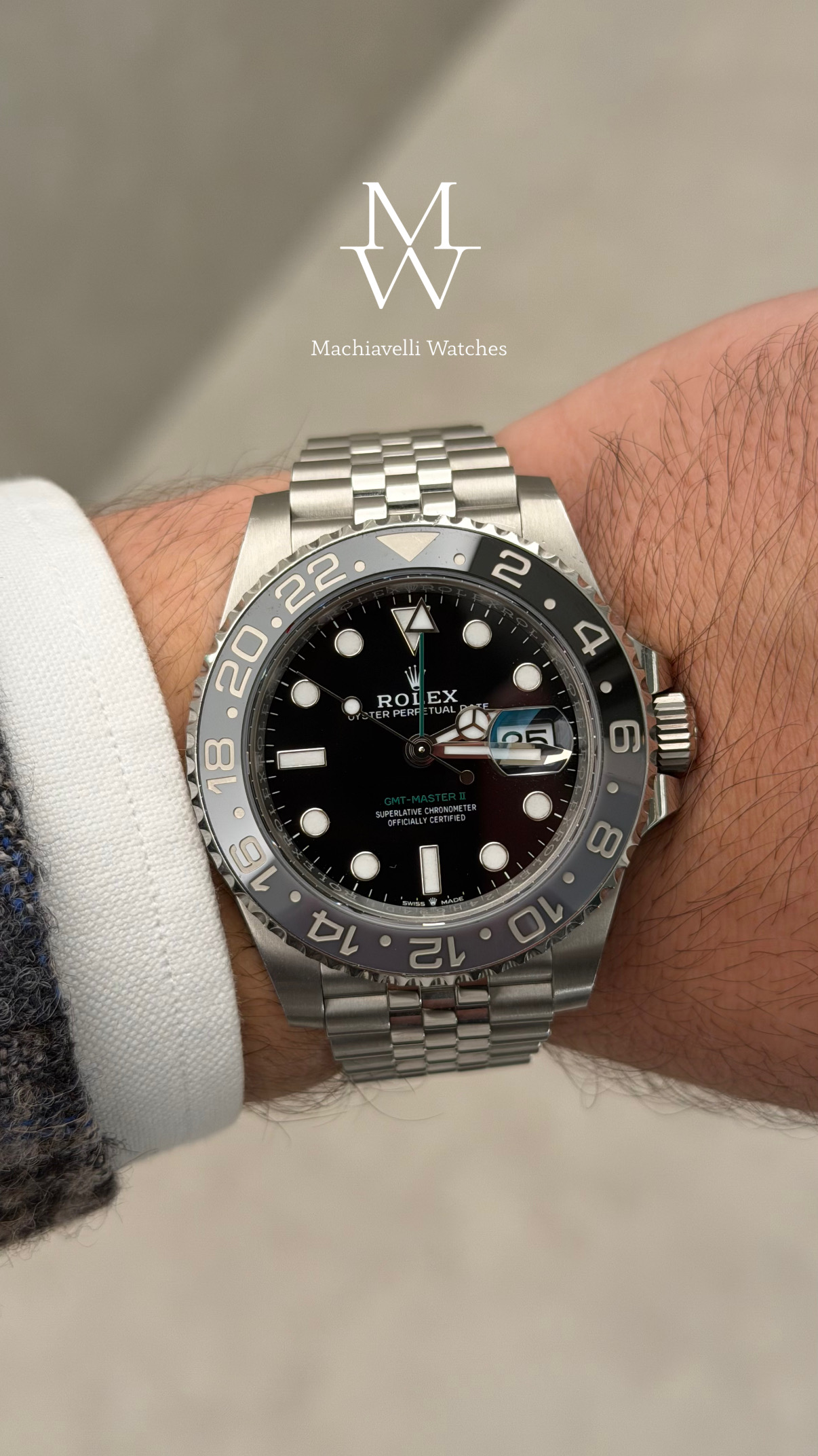 Rolex GMT Master II Bruce Wayne