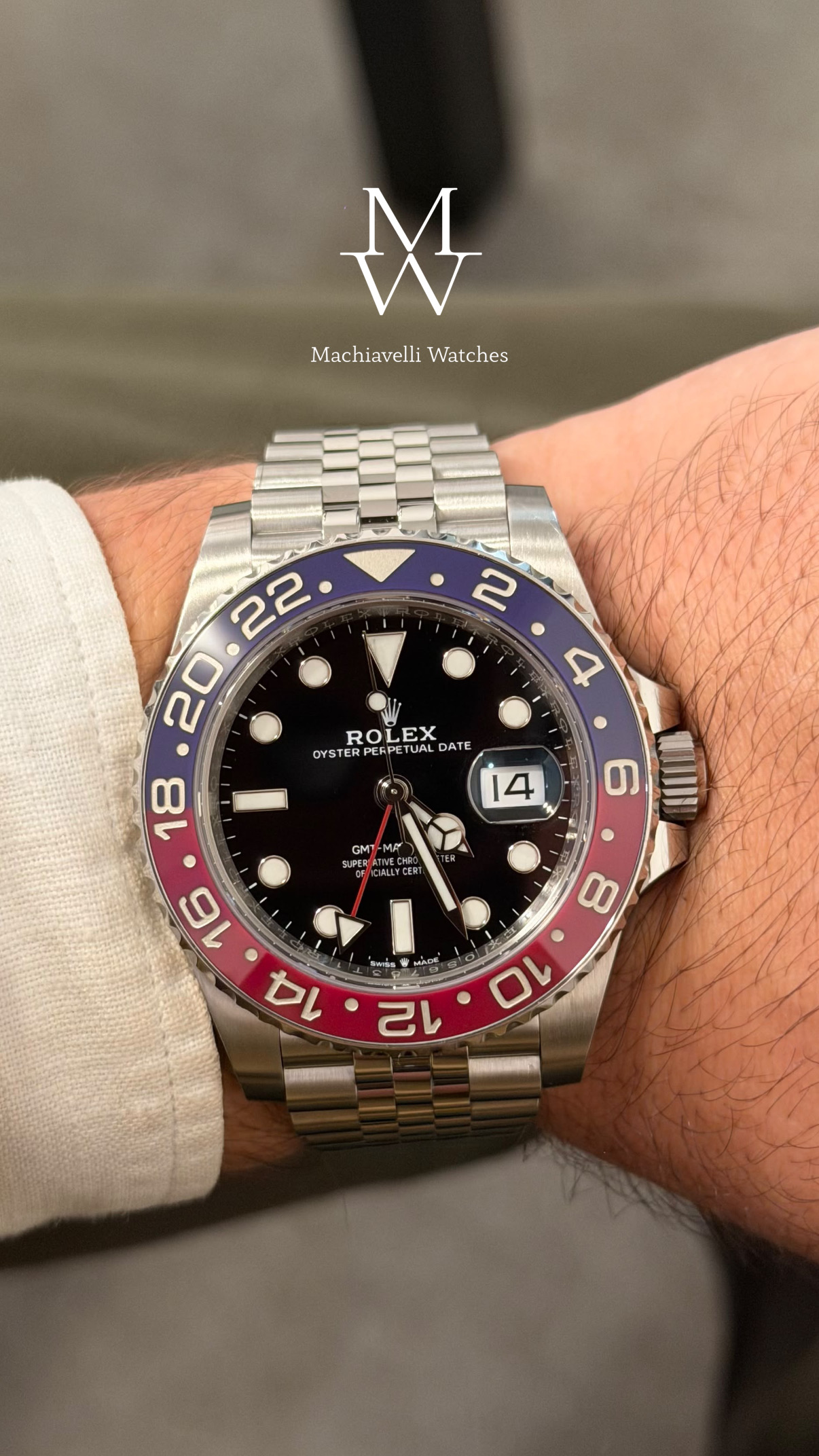 Rolex GMTMaster II Pepsi