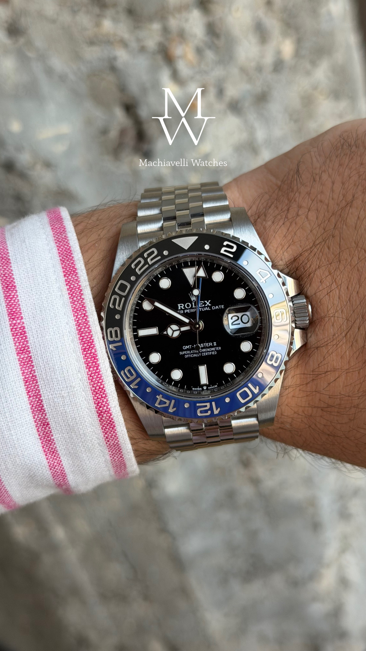 Rolex GMT Master II Batgirl