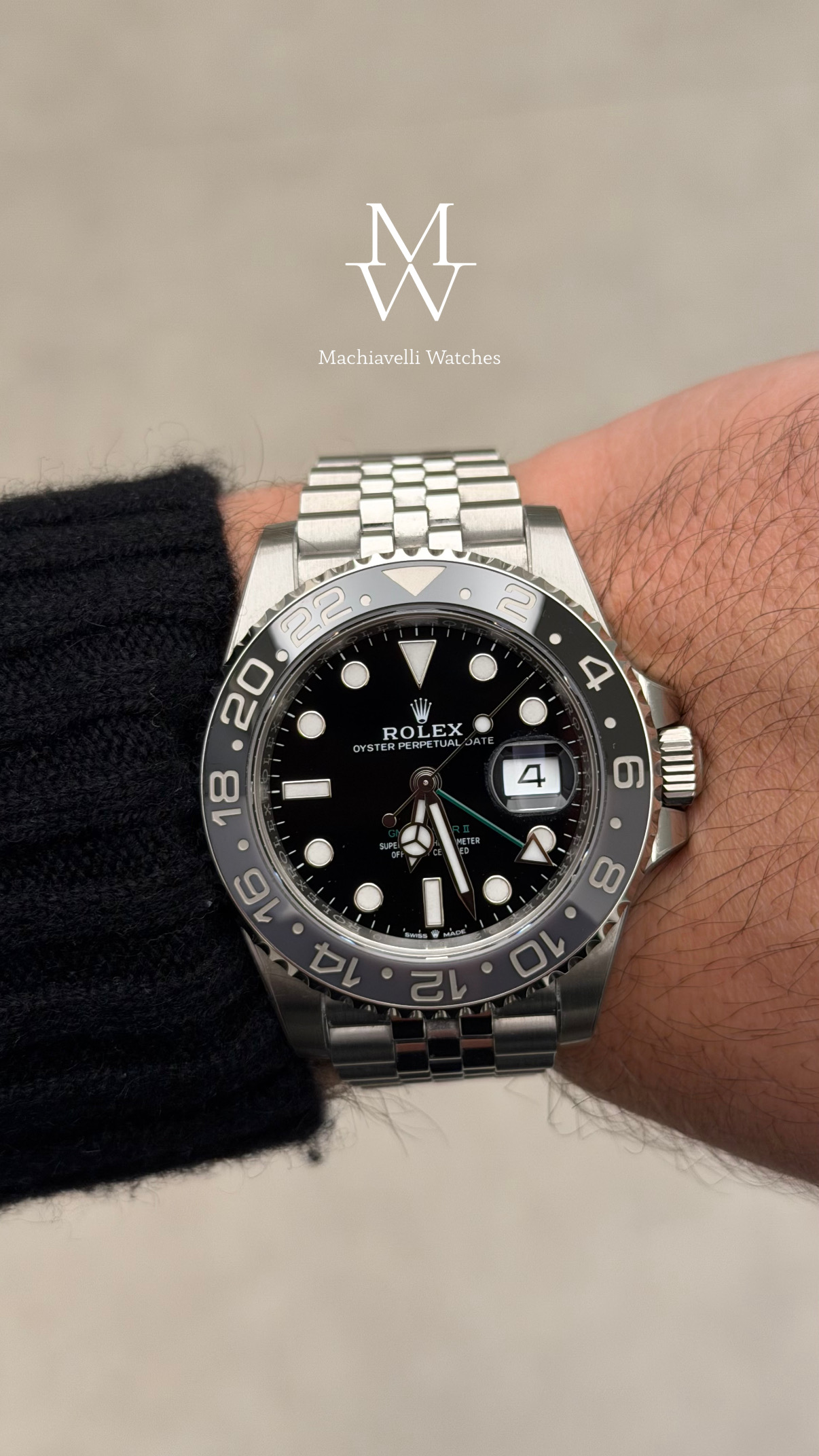 Rolex GMT Master II Bruce Wayne
